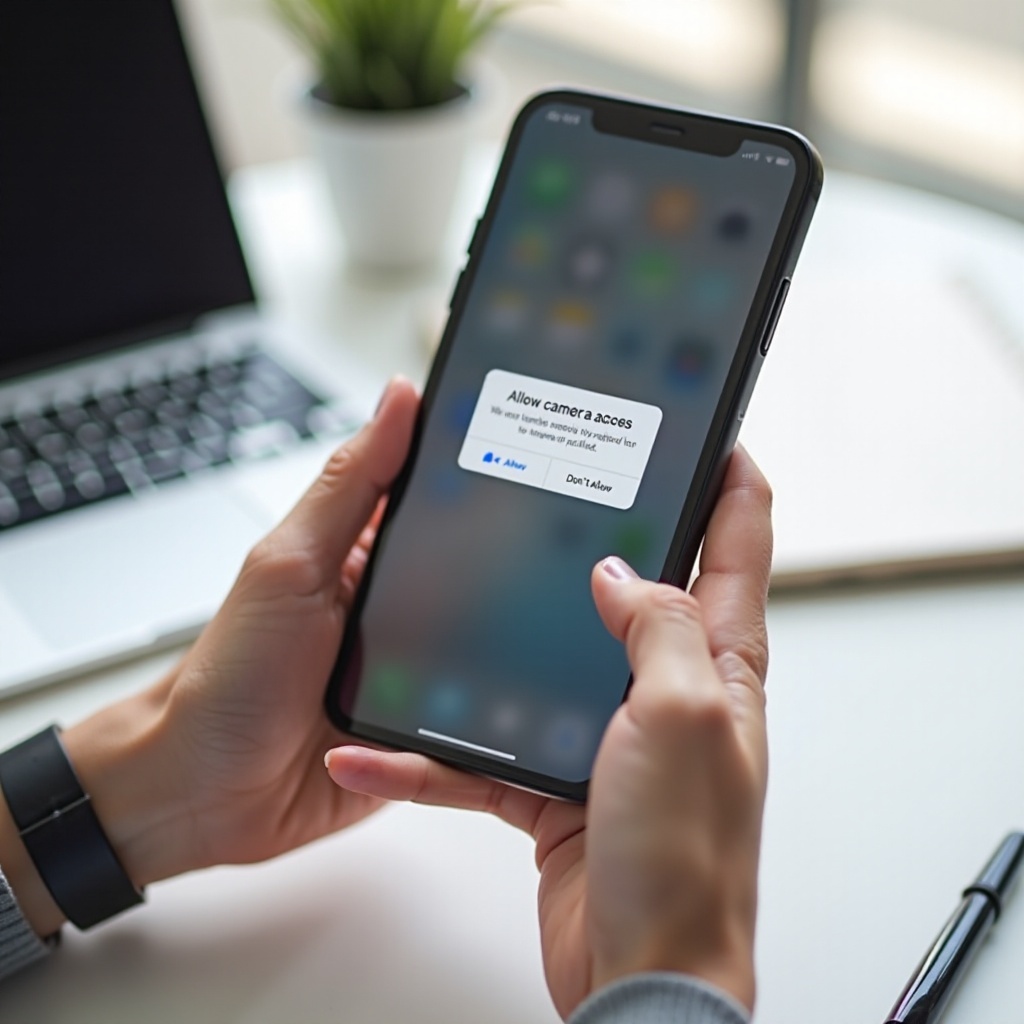cara mengizinkan akses kamera di Chrome iPhone