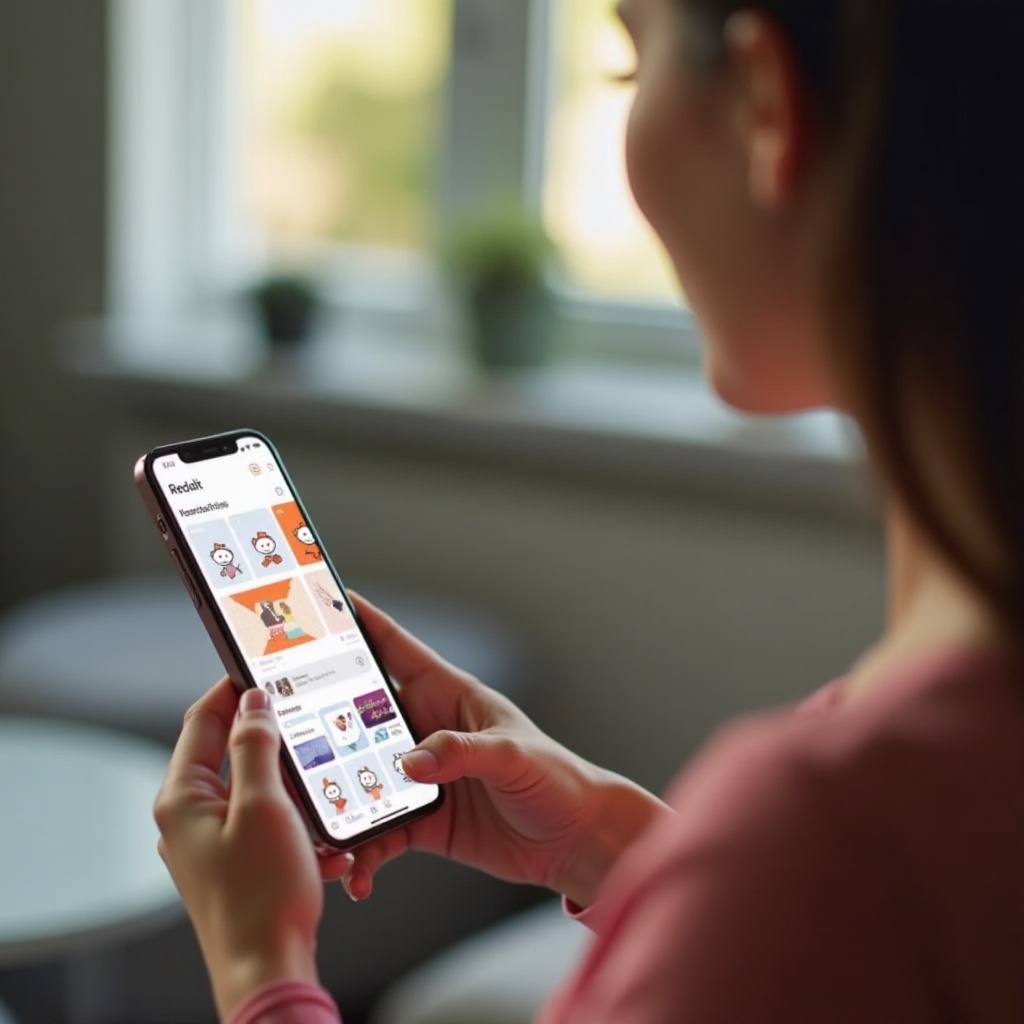 borrar caché de reddit en iphone