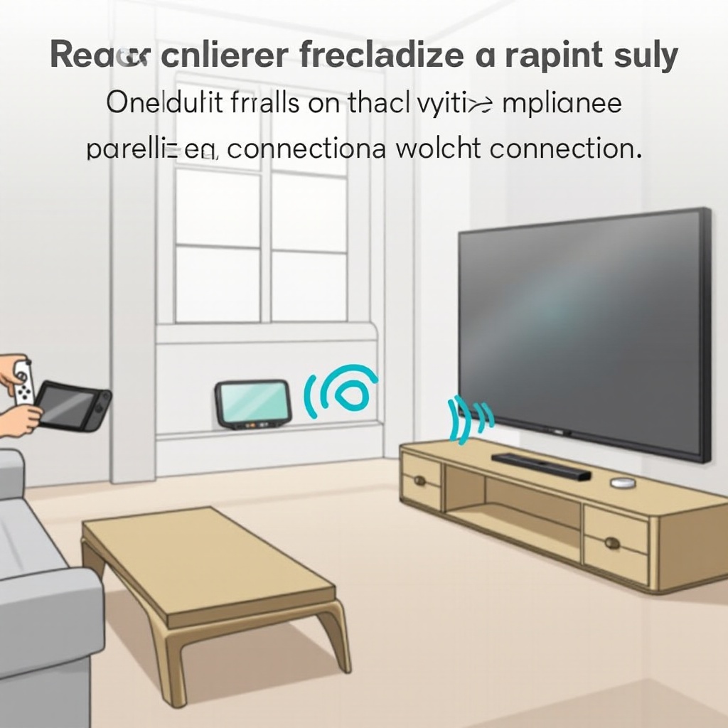 スイッチをテレビにワイヤレスで接続する方法