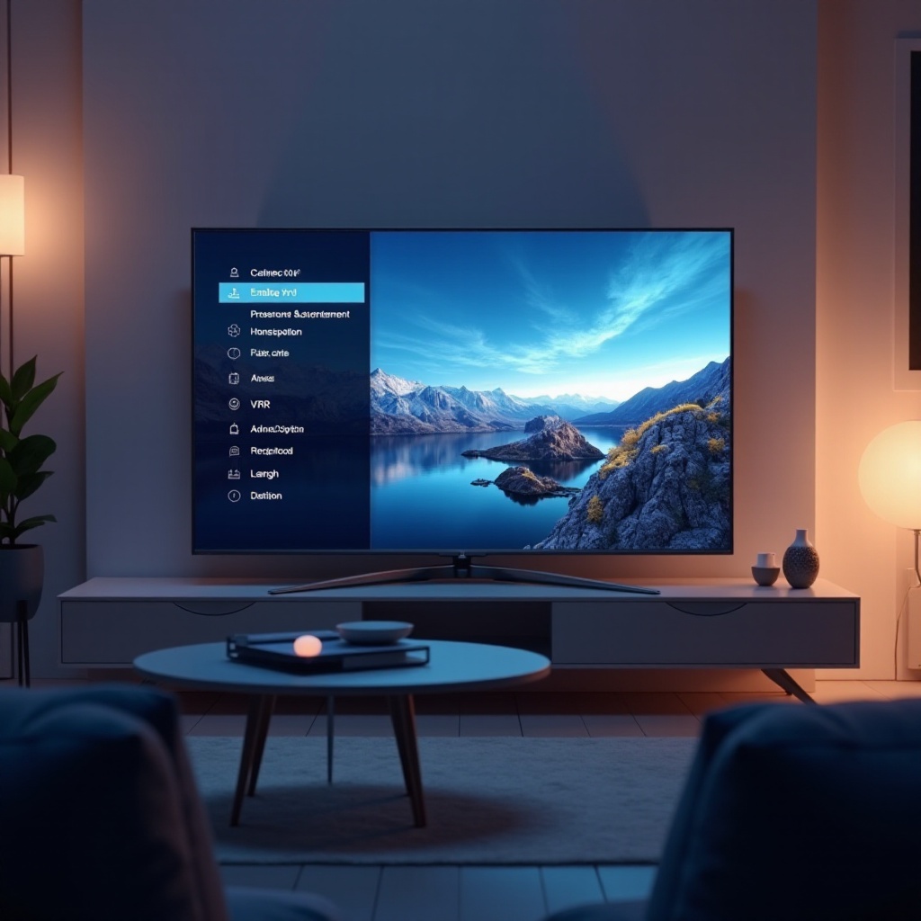 SamsungテレビでVRRを有効にする方法