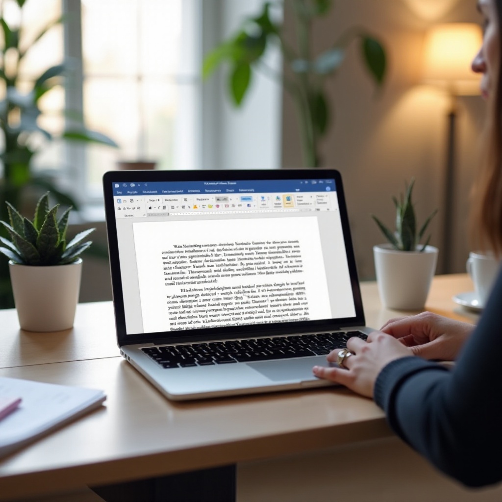 cara mematikan mode gelap di Word di Mac