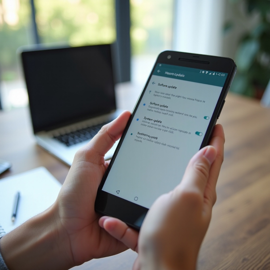 cómo buscar actualizaciones de software en Android