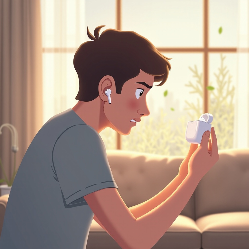 el altavoz principal de los airpods no funciona