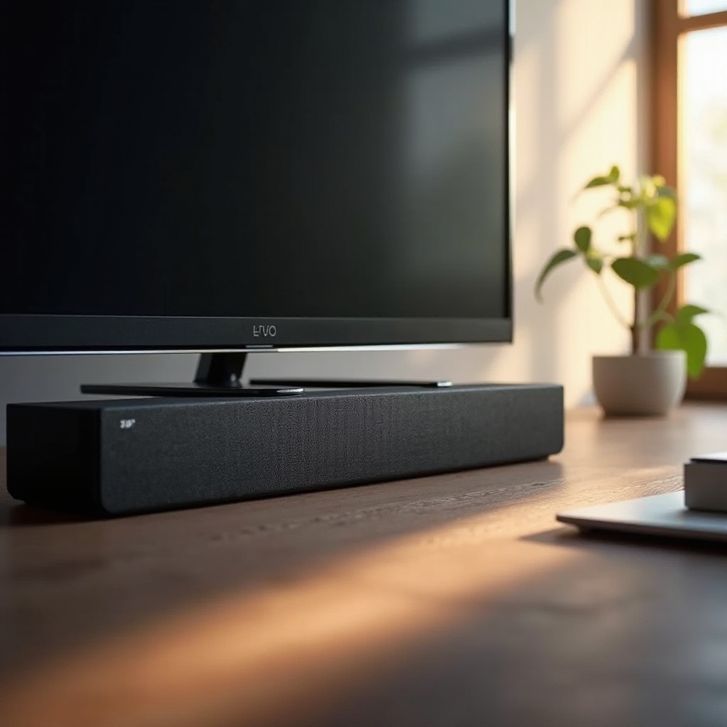 ヘッドホン出力付きサウンドバー