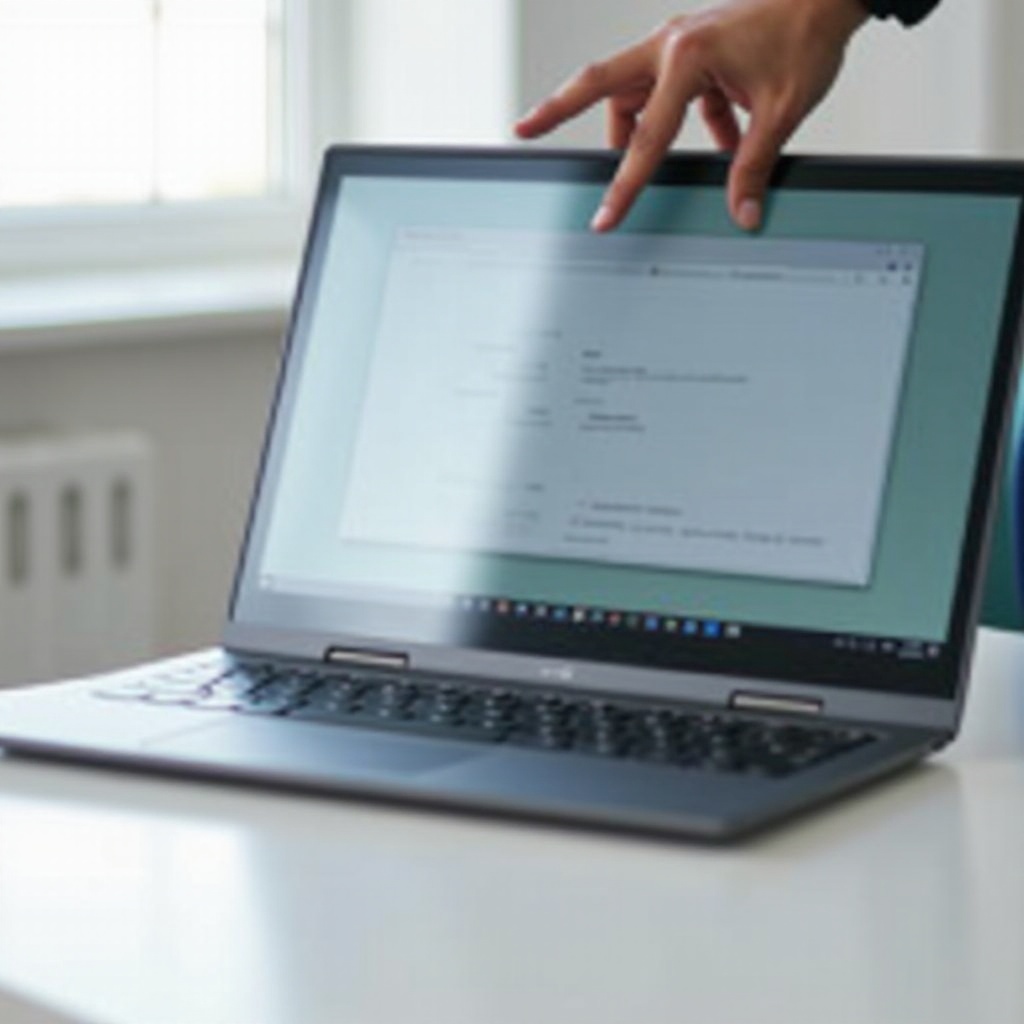 cómo desactivar la pantalla táctil en una Chromebook Lenovo