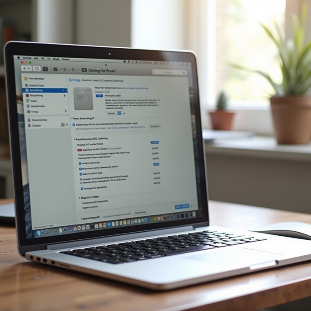 как увеличить шрифт на Mac