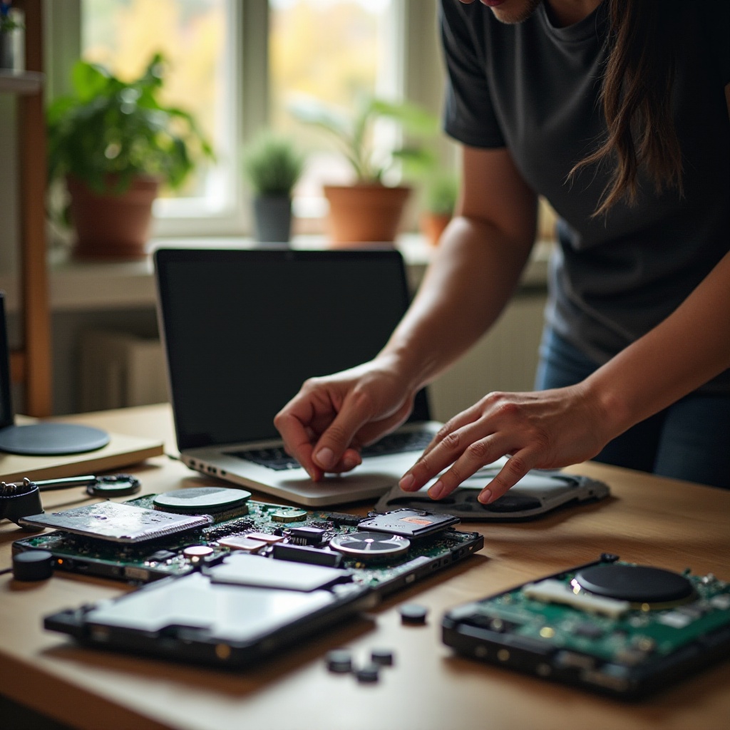 cara menyiapkan laptop untuk didaur ulang