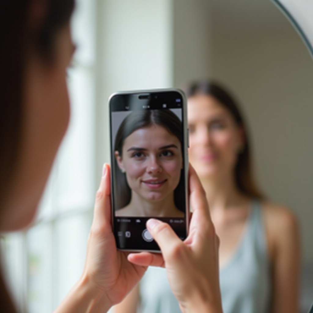 cara menghilangkan kamera terbalik di iPhone