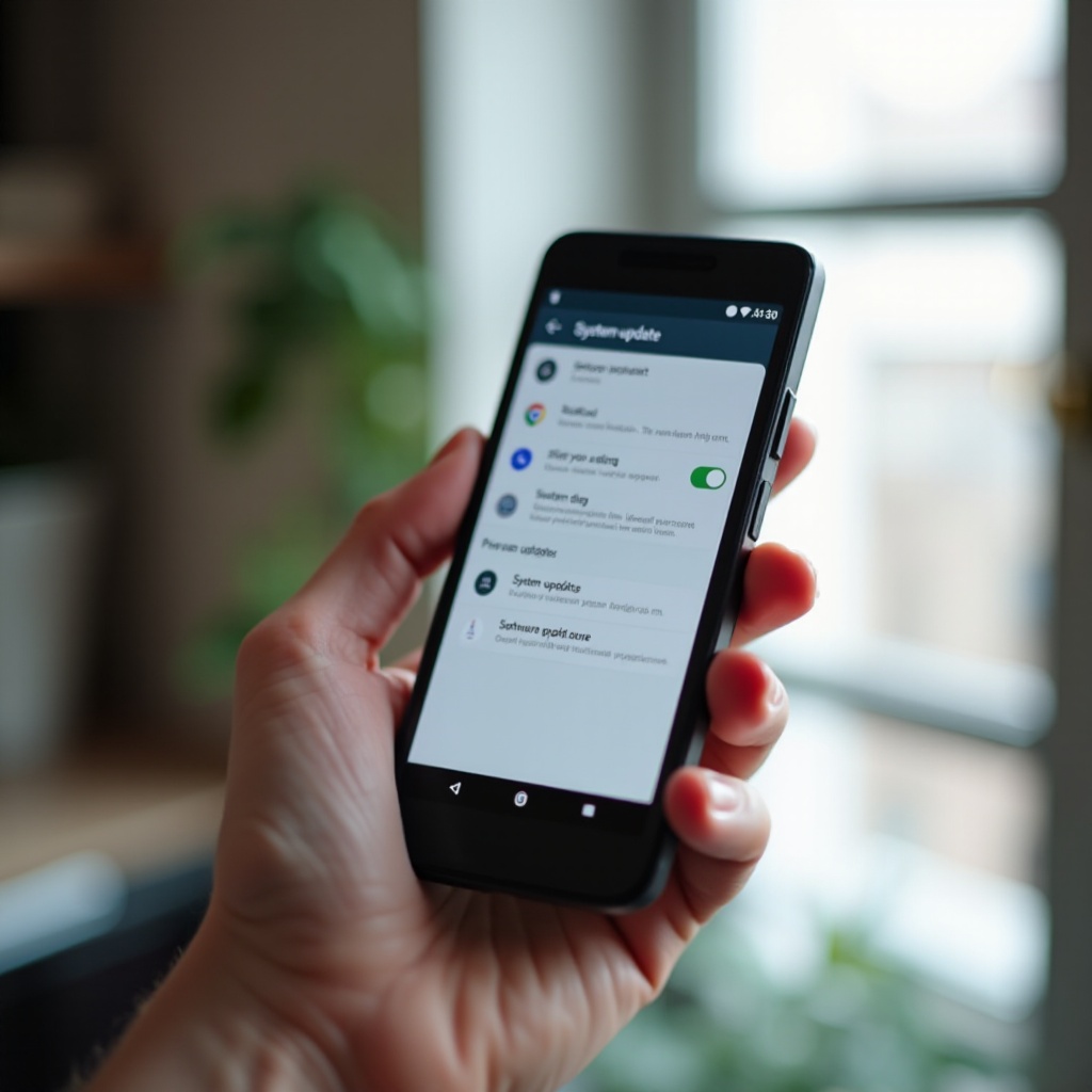 как проверить обновления программного обеспечения на Android