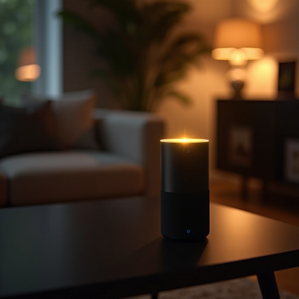 Mengapa ada lampu kuning di Alexa saya?