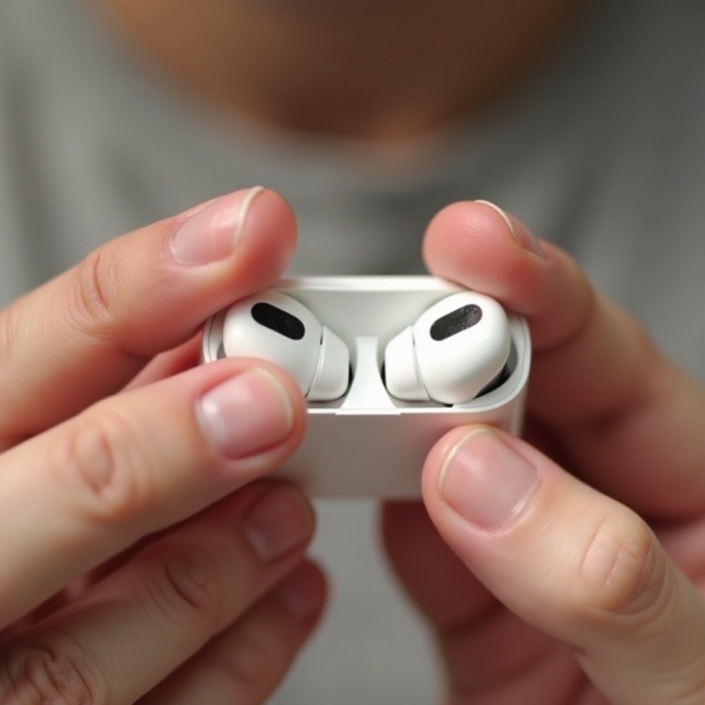 główny głośnik airpods nie działa