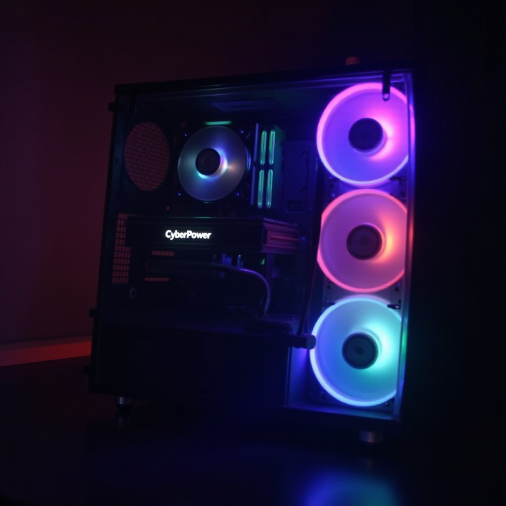cómo cambiar el RGB en una PC CyberPower