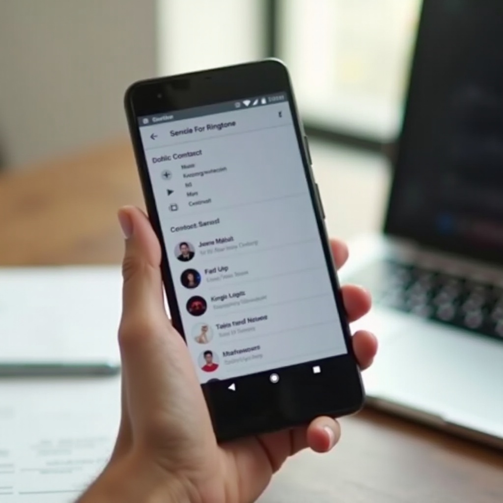 cara menetapkan nada dering ke kontak di Android